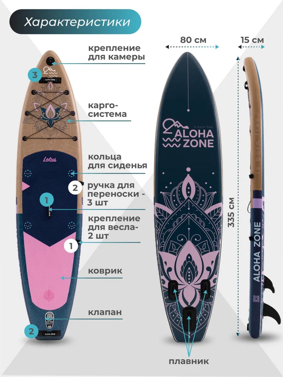 Сапборд Lotus 11``